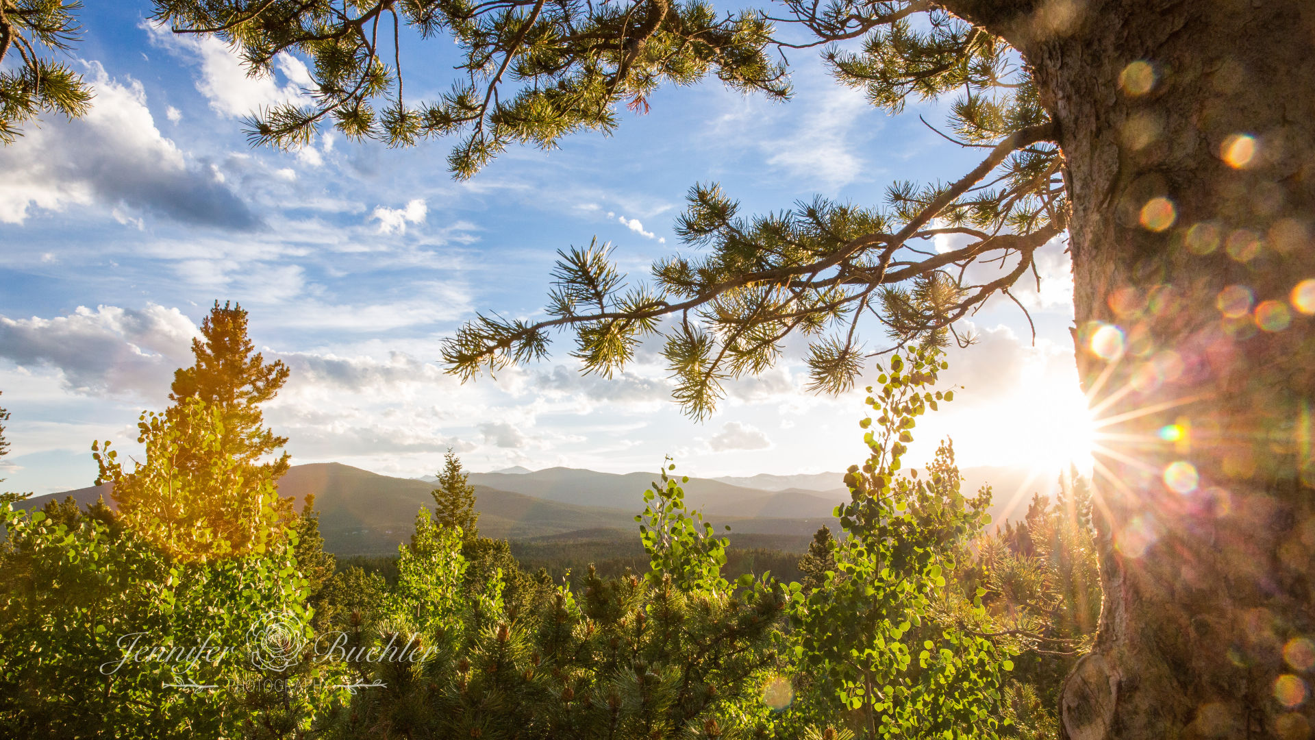 Sunset at the Continental Divide